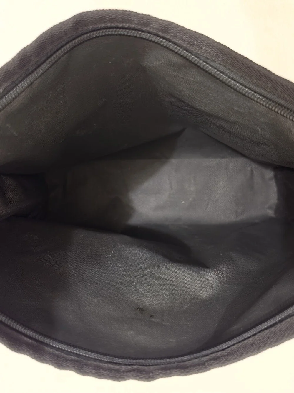 Frieghtliner Zippered Travel Pouch in Black & White